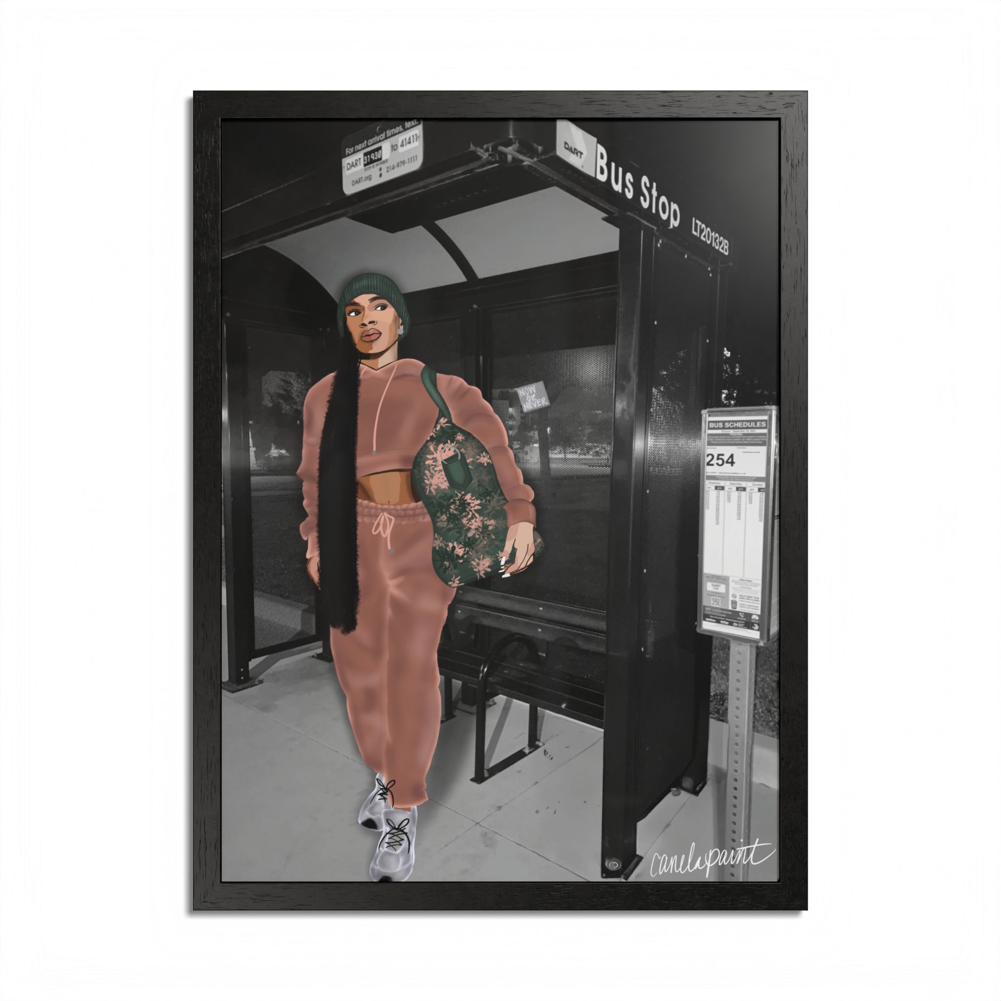 "Pack Light" Framed 18x24 Poster