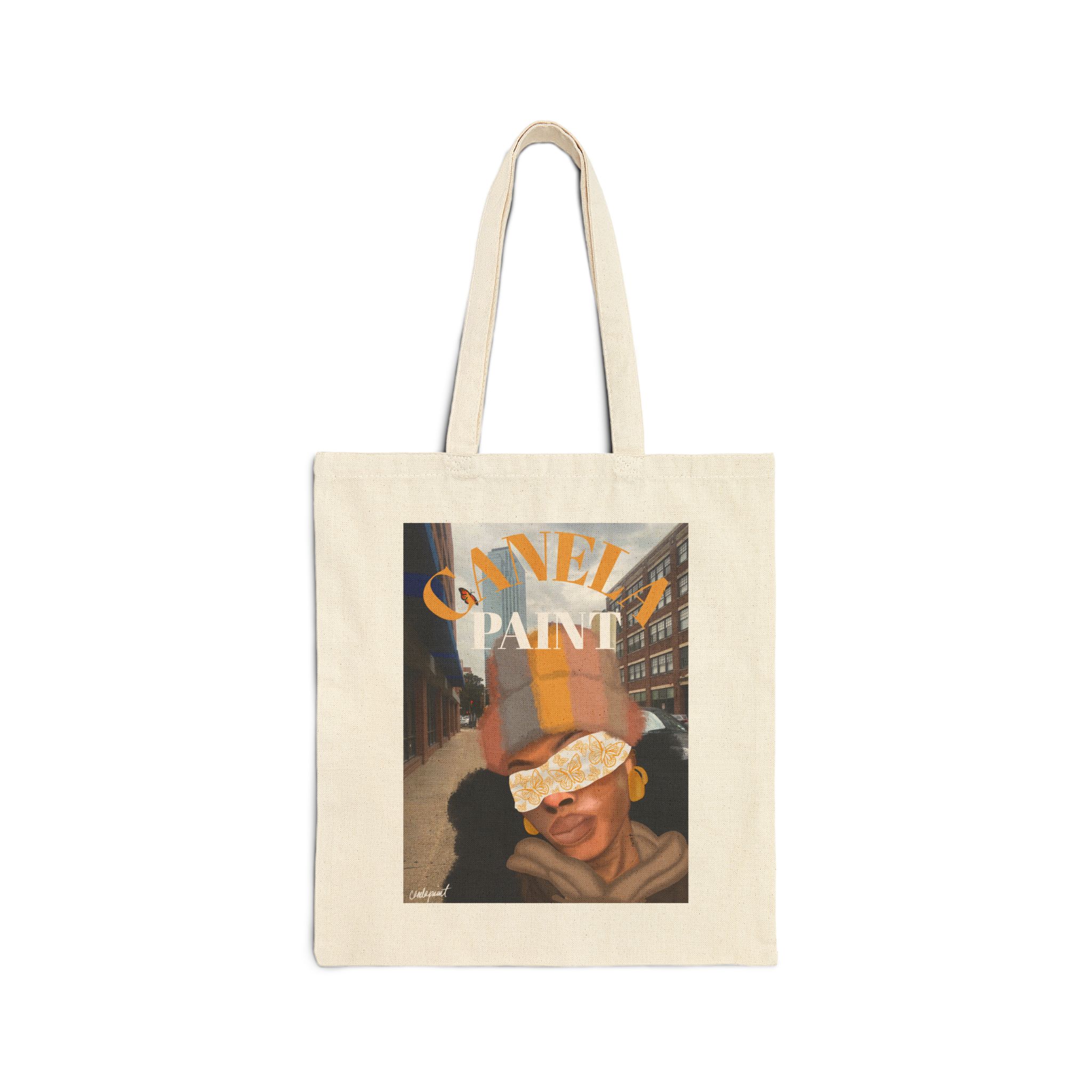 "Not By Sight" Cotton Canvas Tote Bag