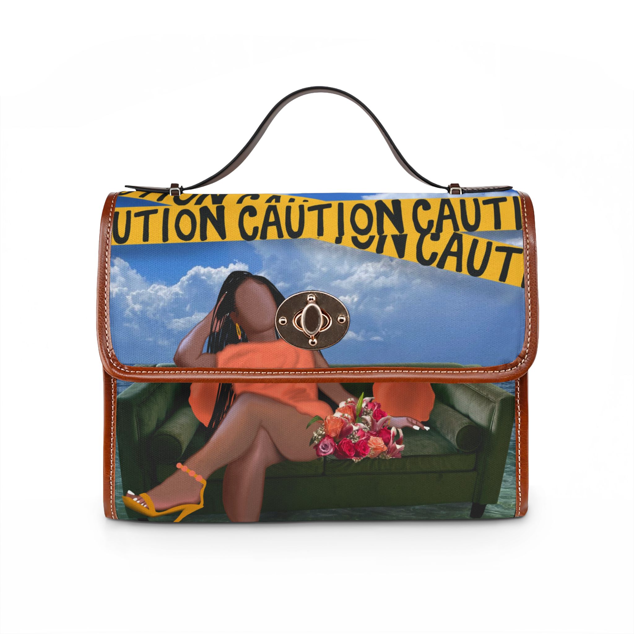 "Boundaries" Canvas Handbag