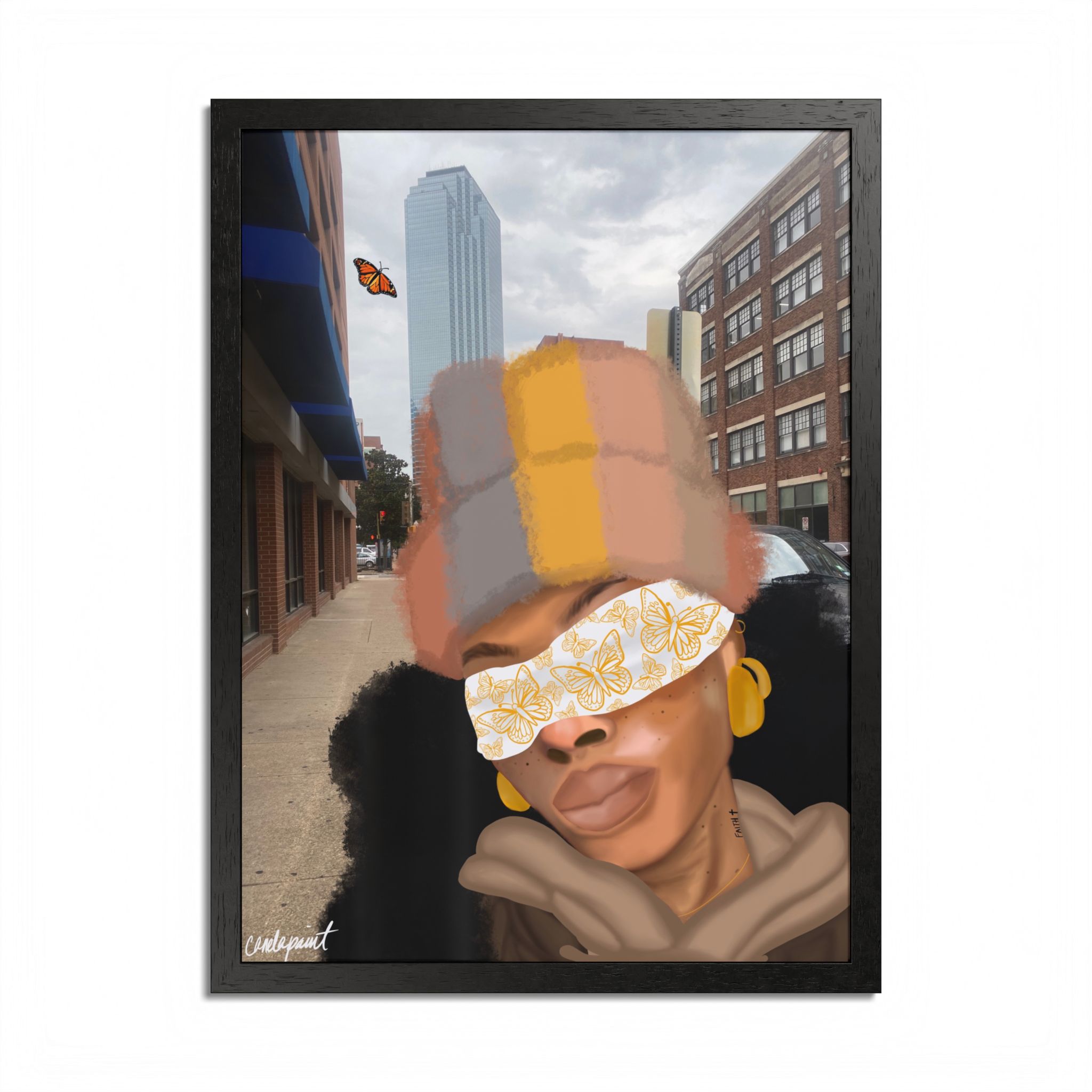 "Night By Sight" Framed 18x24 Poster